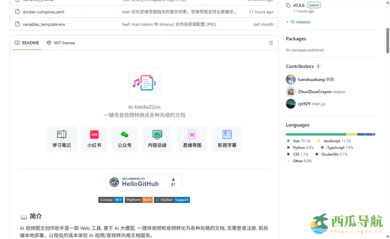 一键将视频转化为多风格图文笔记:AI-Media2Doc