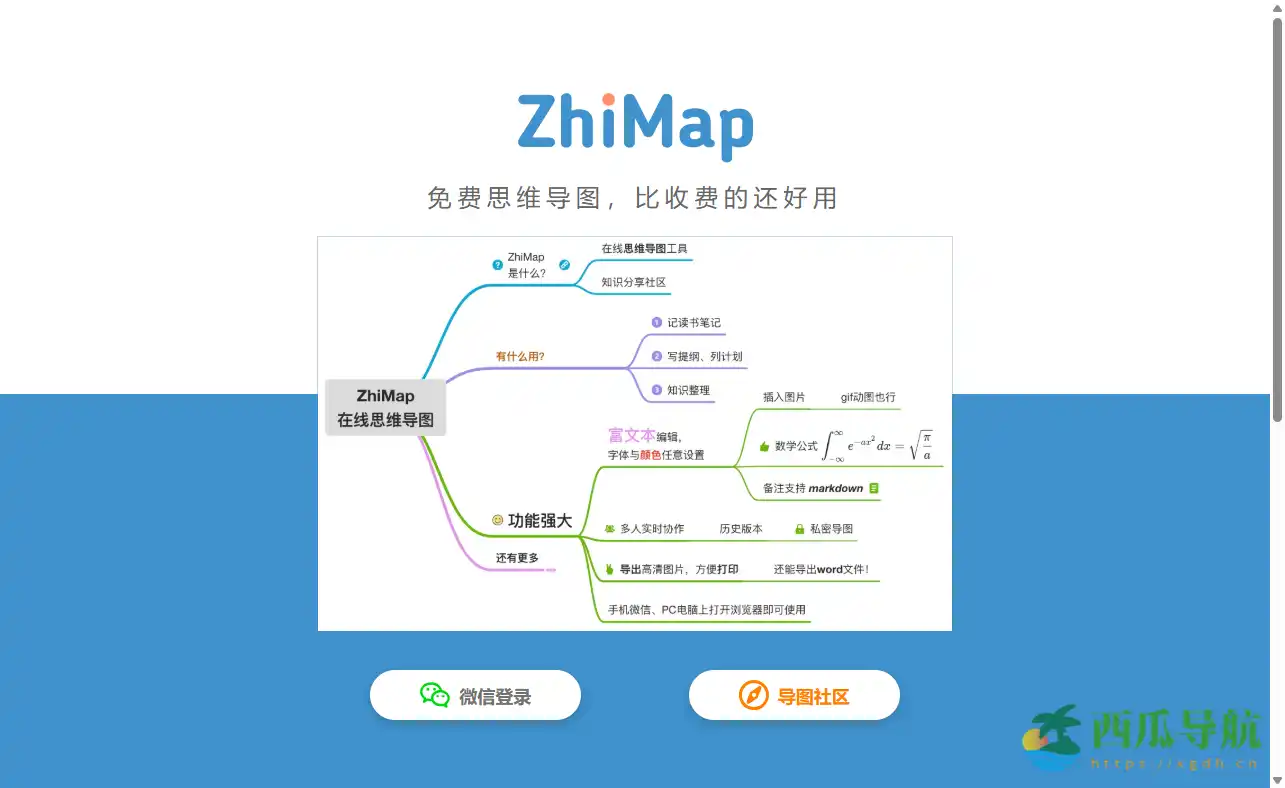 免费在线思维导图与跨端协作利器:ZhiMap