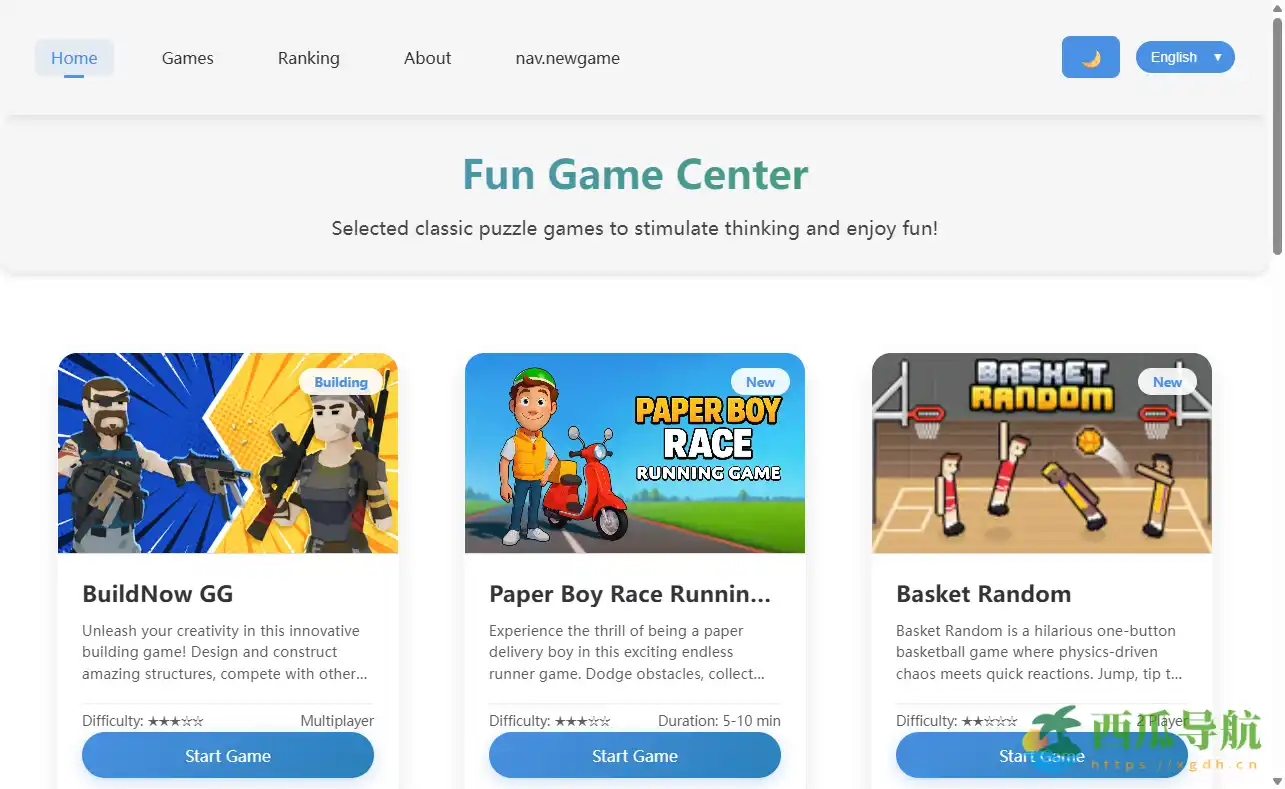 免费在线益智与经典小游戏集合平台:QuickRiddle 趣味游戏网