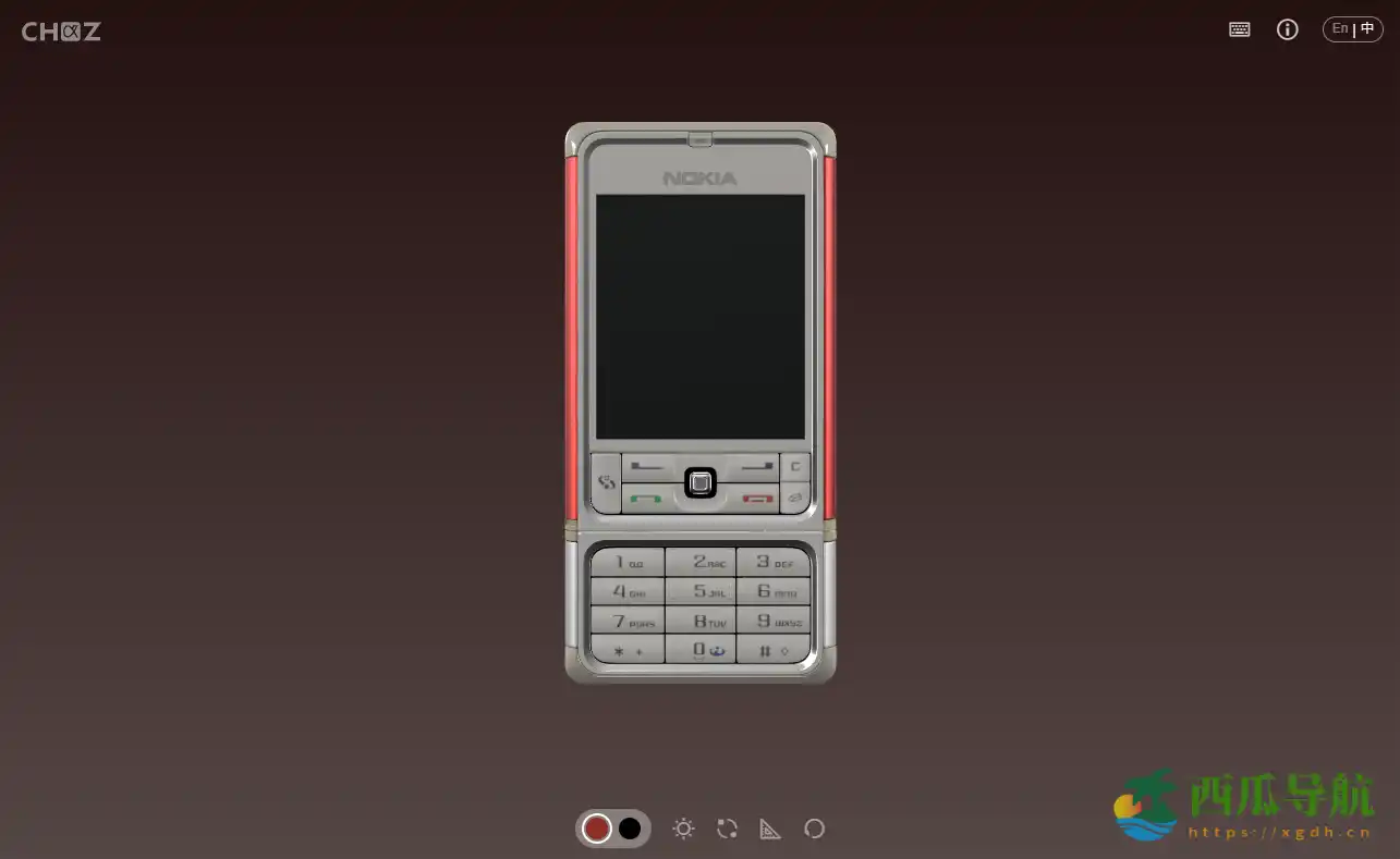 交互式怀旧手机3D体验平台:CHAZ 3D – Nokia 3250