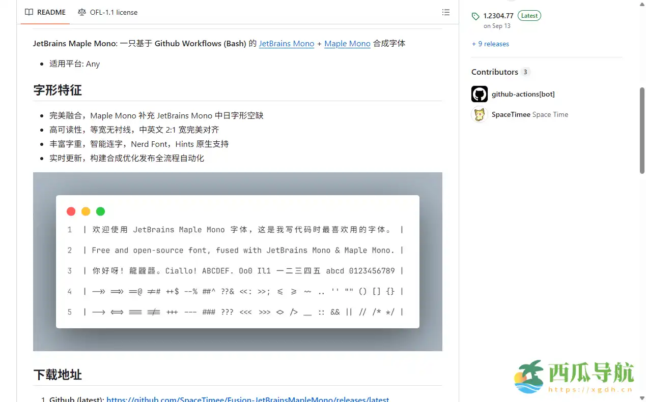 JetBrains Maple Mono:免费开源的高可读性编程字体