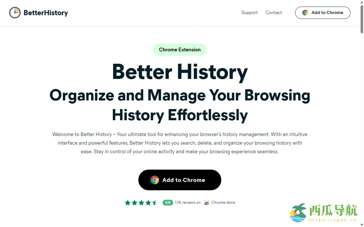 Better History:革新性的浏览器历史管理与隐私保护工具