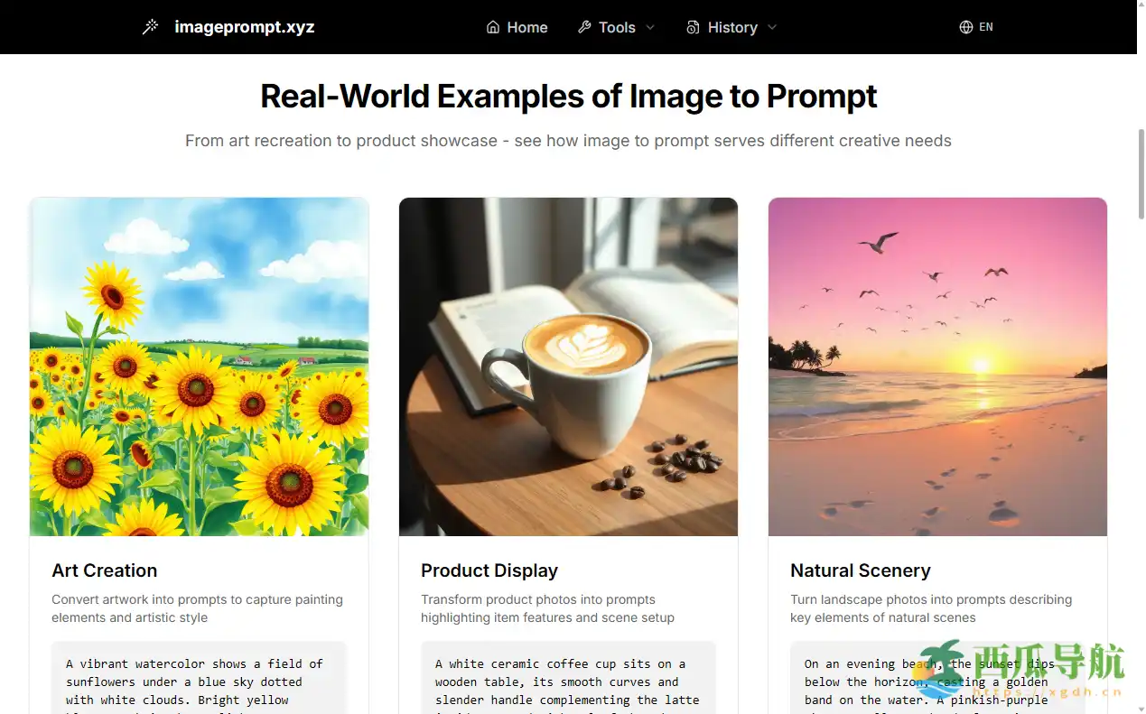 完全免费且高效的图像转提示词工具:Free Image to Prompt Tool for AI Art