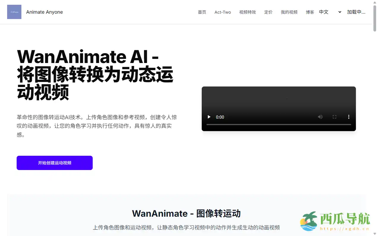 零门槛AI图像转动画工具:Animate Anyone