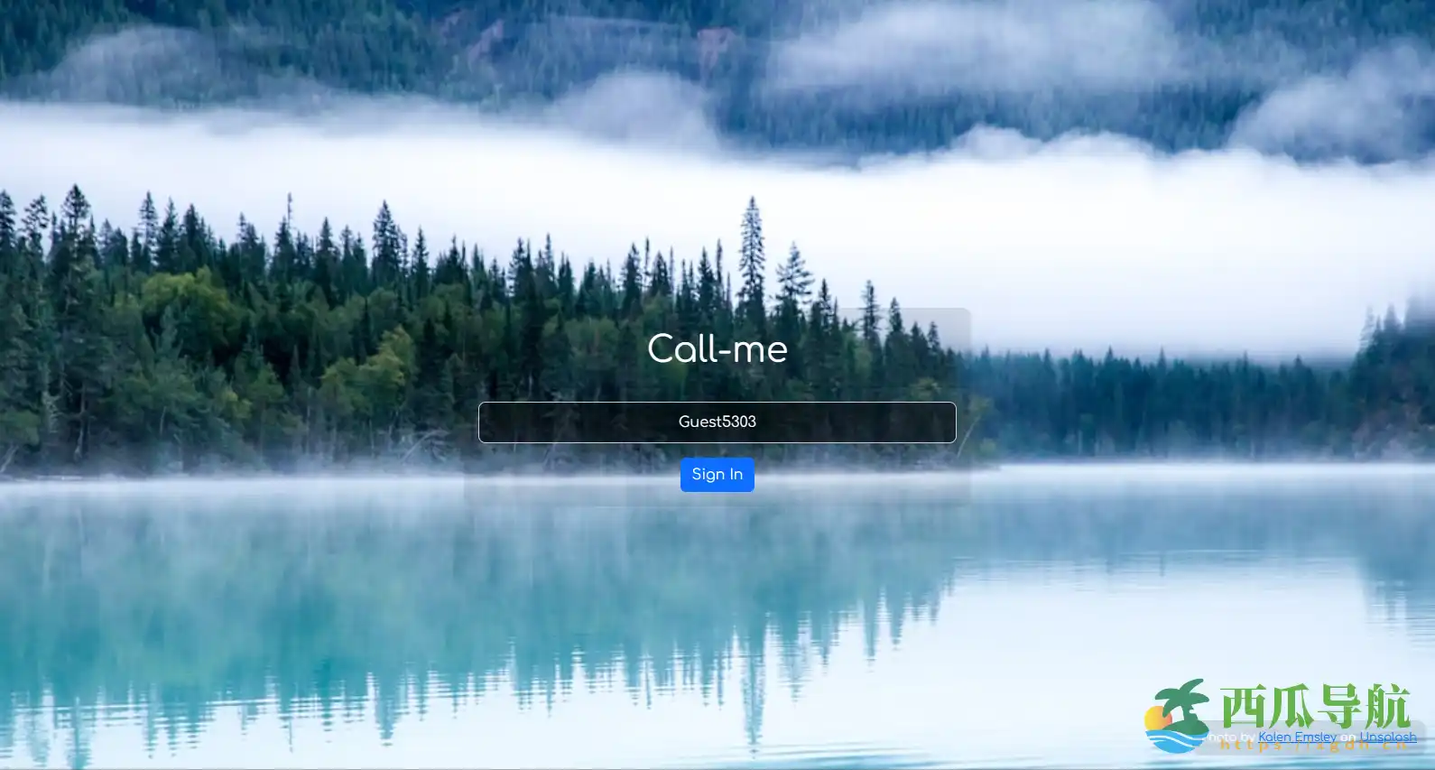 即开即用的网页一对一视频通话工具:Call-Me