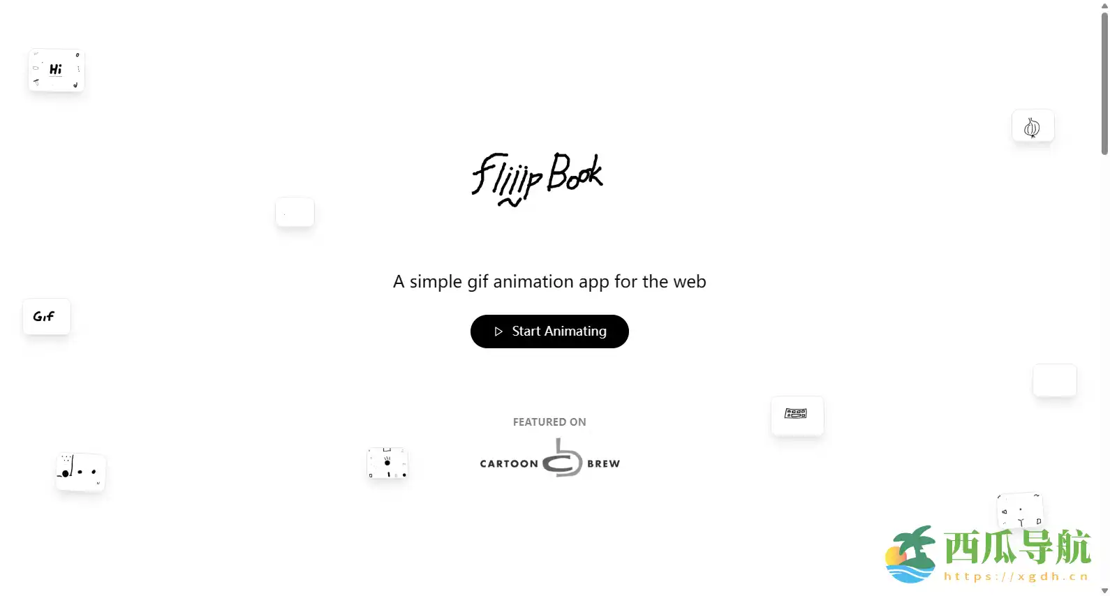 在线轻松制作专业GIF动画:FliiipBook