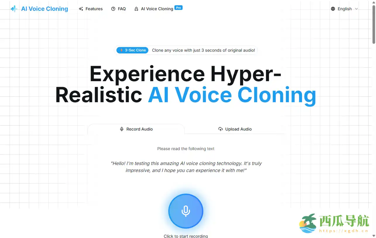 3 秒复刻真人声线的多语种语音克隆平台:AI Voice Cloning