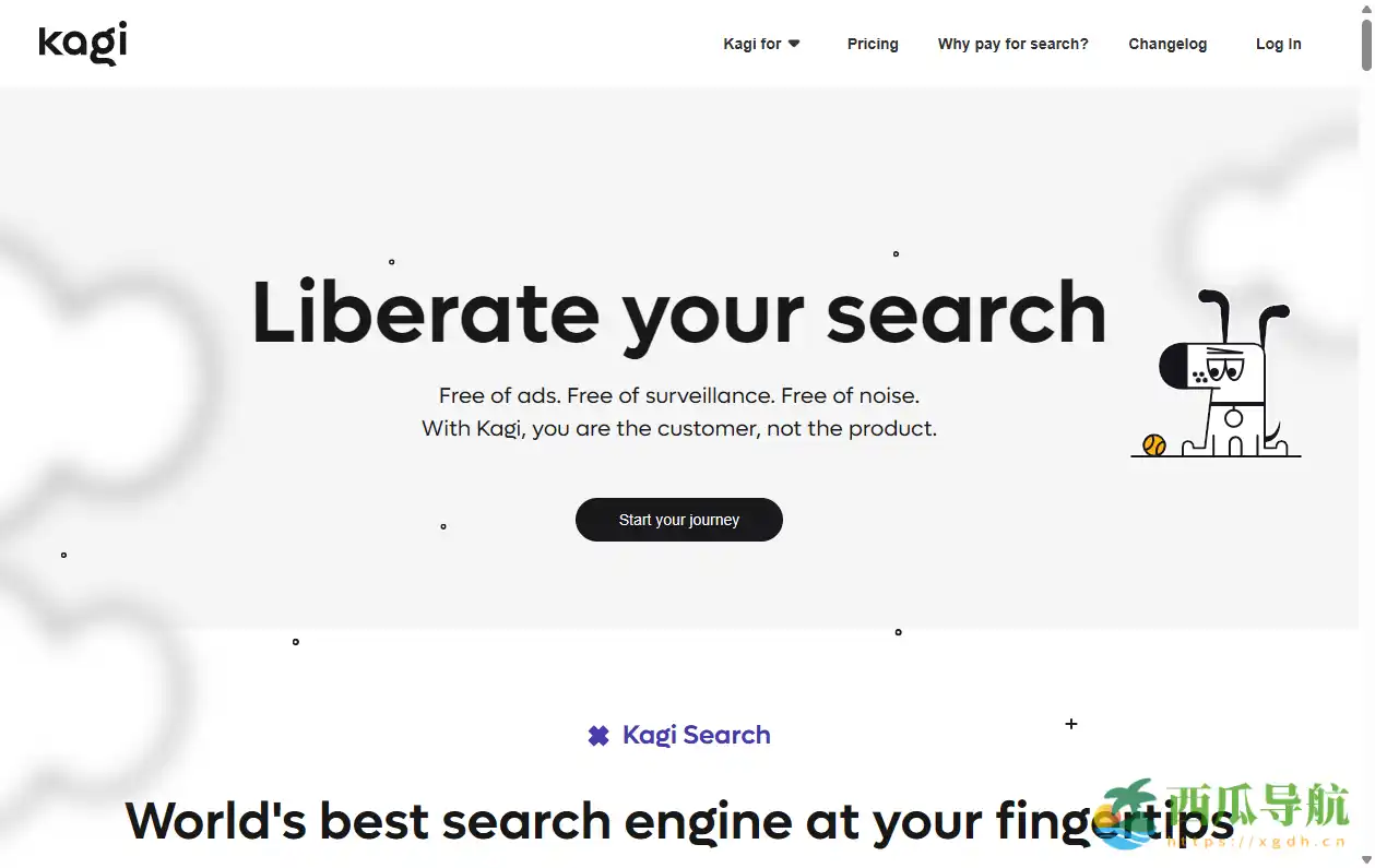 无广告高质量搜索体验的隐私引擎:Kagi Search