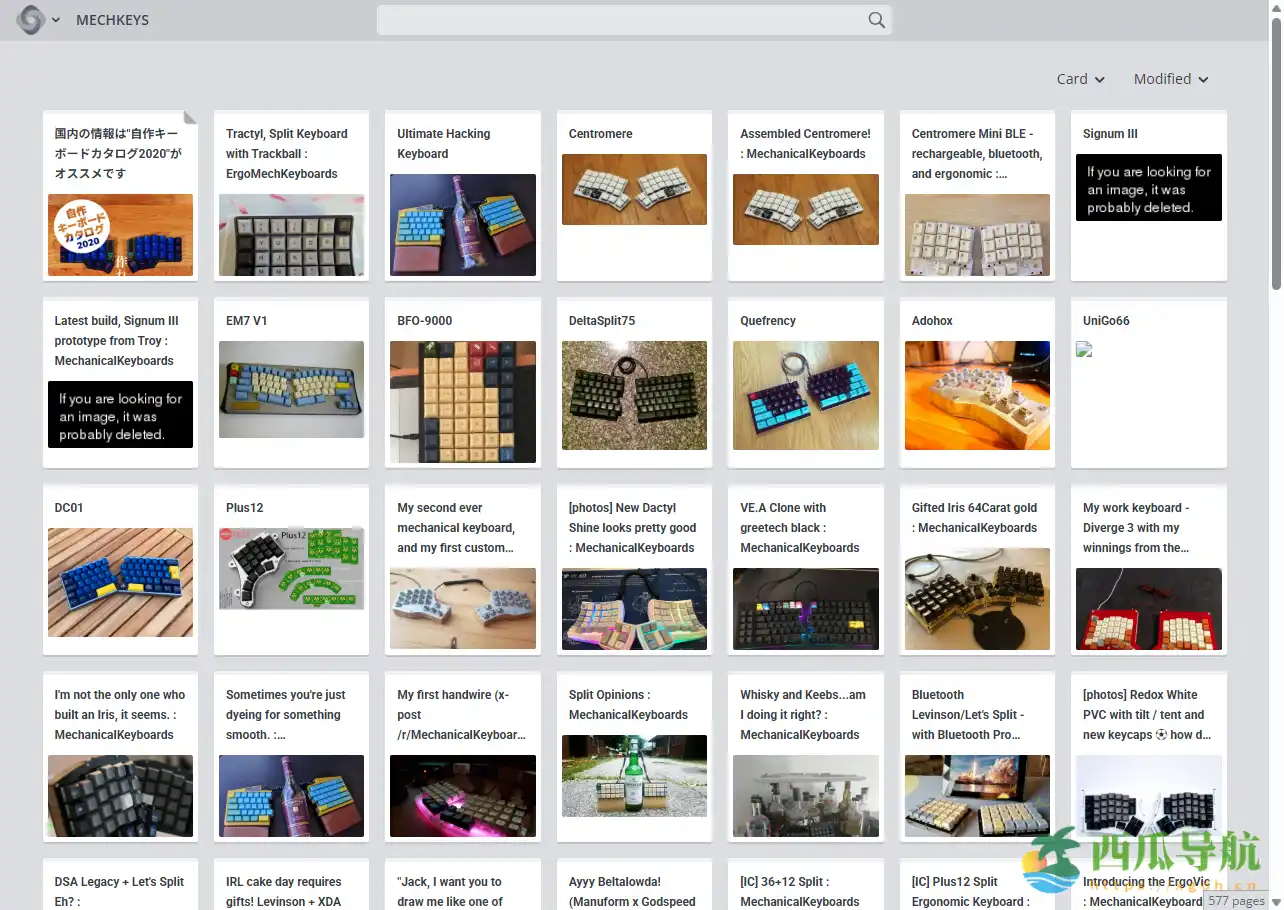 在线机械键盘收藏与设计档案库：MECHKEYS
