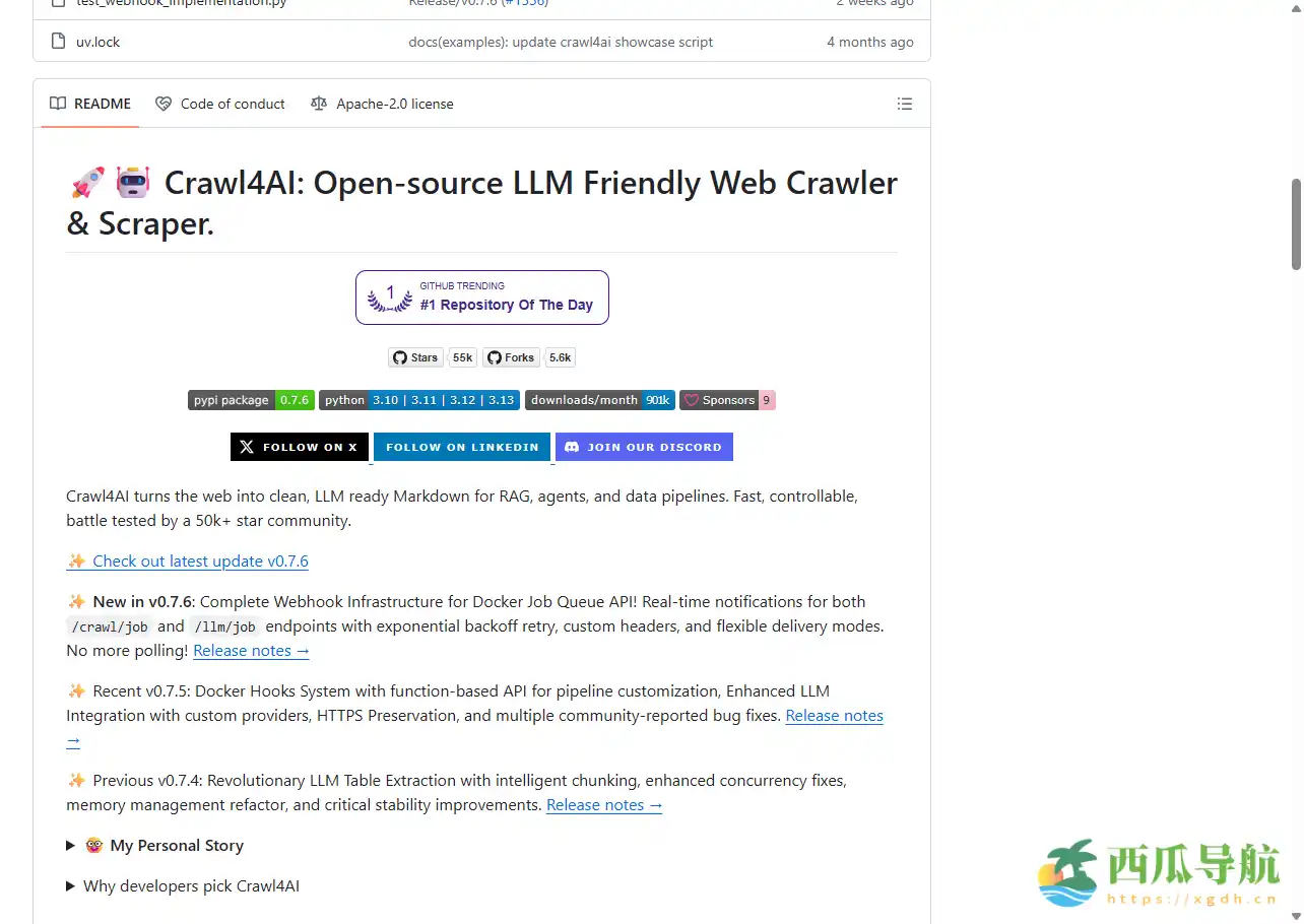 面向大型语言模型的智能网页爬取工具：Crawl4AI