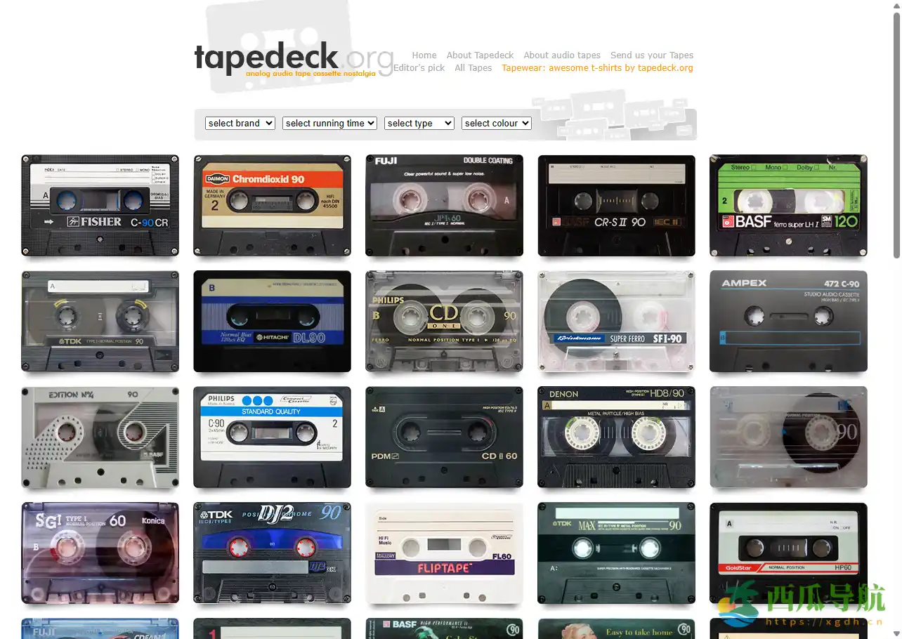 探索复古磁带设计的数字博物馆：Tapedeck