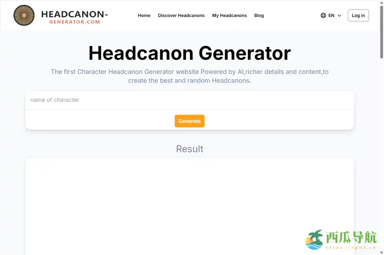 个性化角色脑补生成工具：Headcanon Generator 助力二次元创作与角色设定