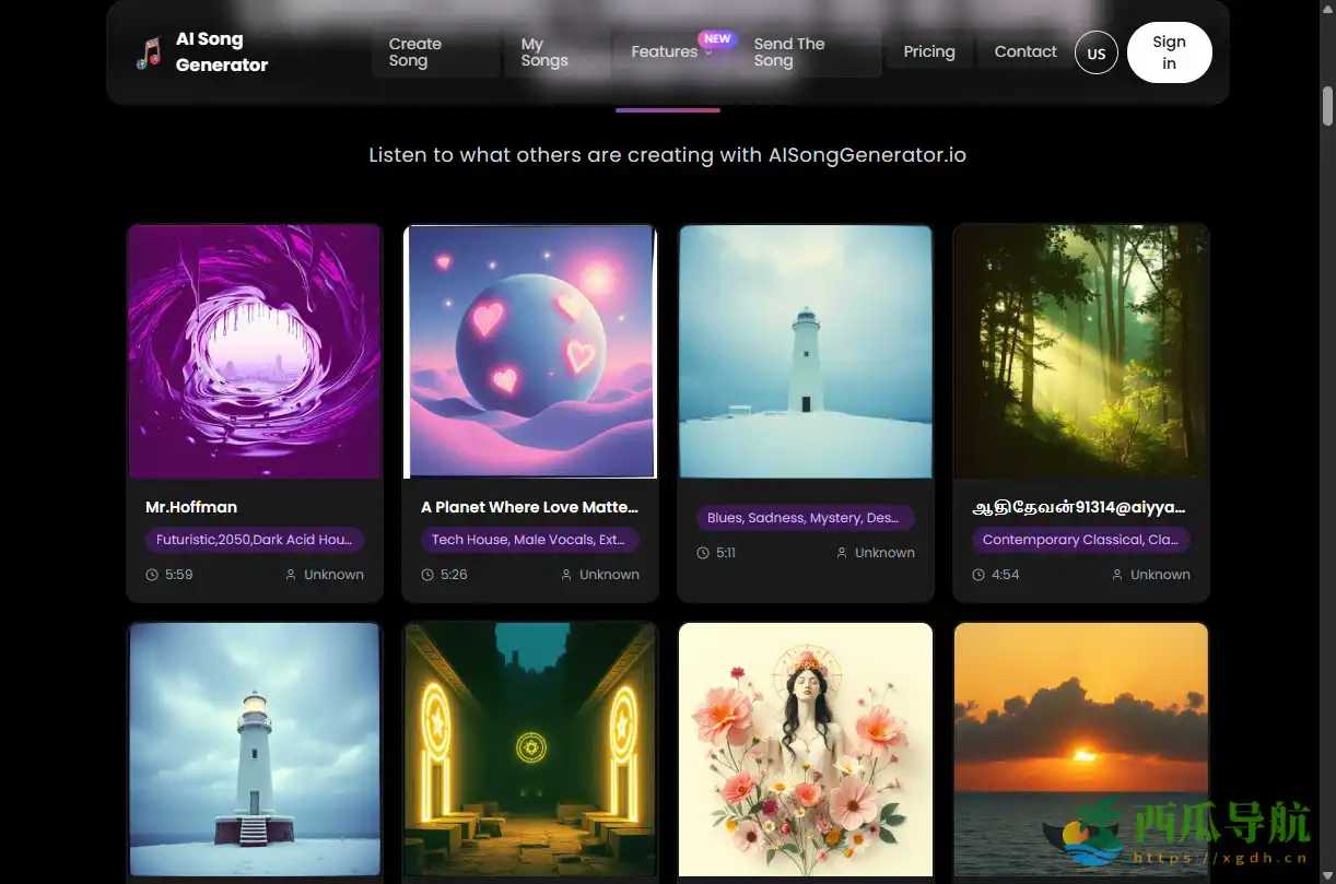 免费在线 AI 歌曲创作工具：AI Song Generator 助力轻松生成原创音乐