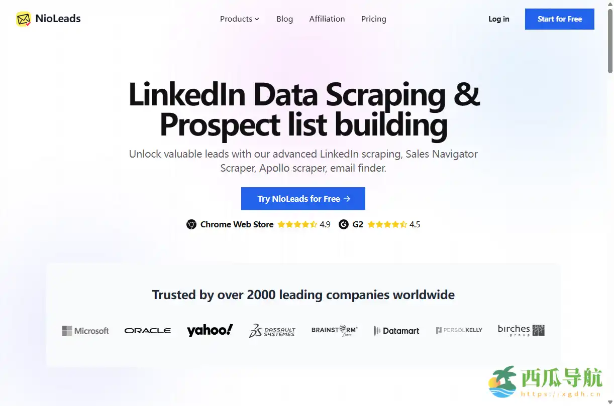 高效精准的潜在客户邮箱抓取工具：NioLeads