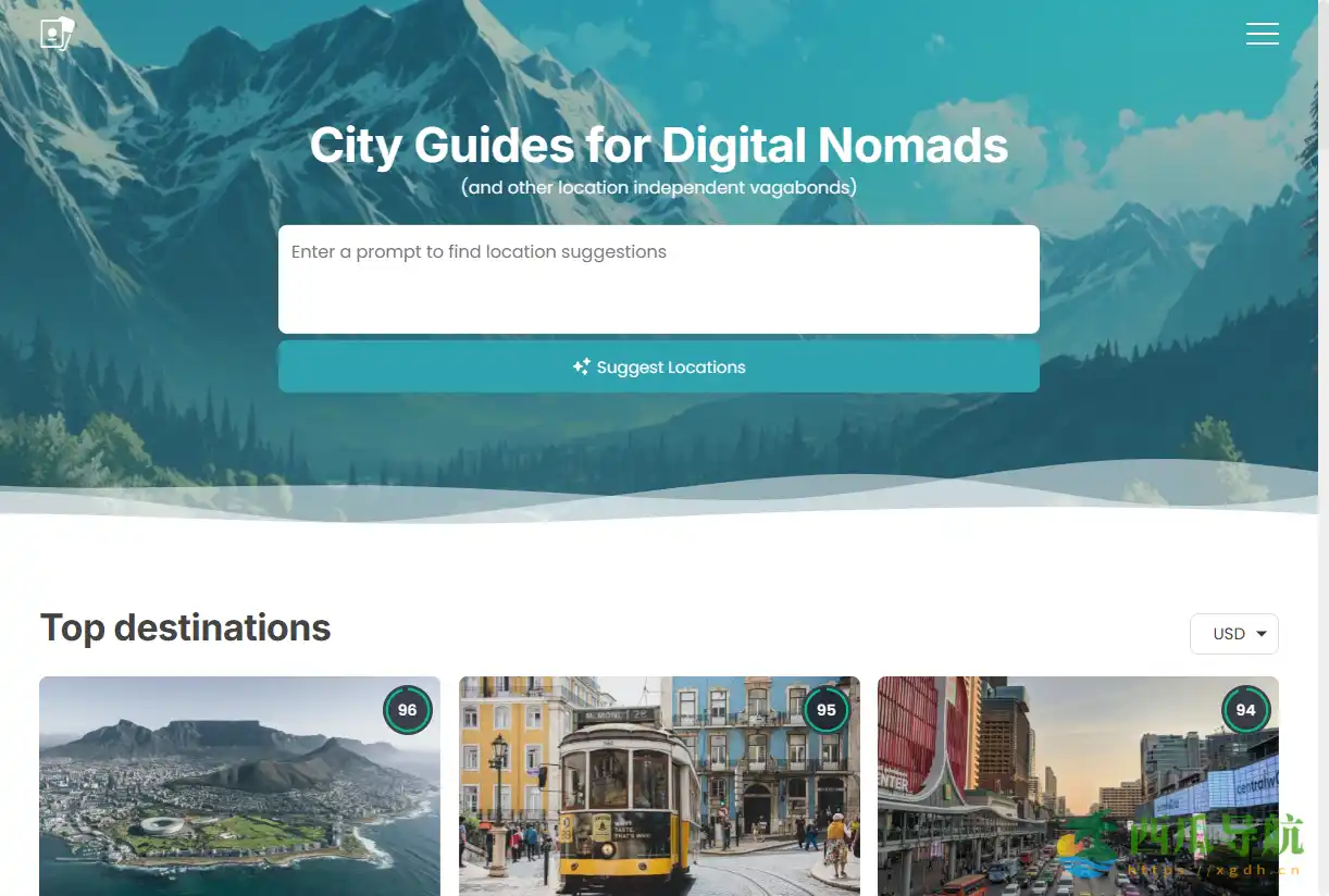 全球数字游民城市指南平台：RoamRank