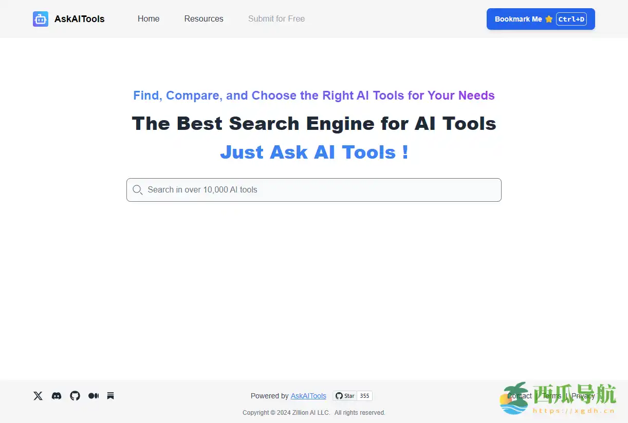 高效 AI 工具搜索引擎：AskAITools