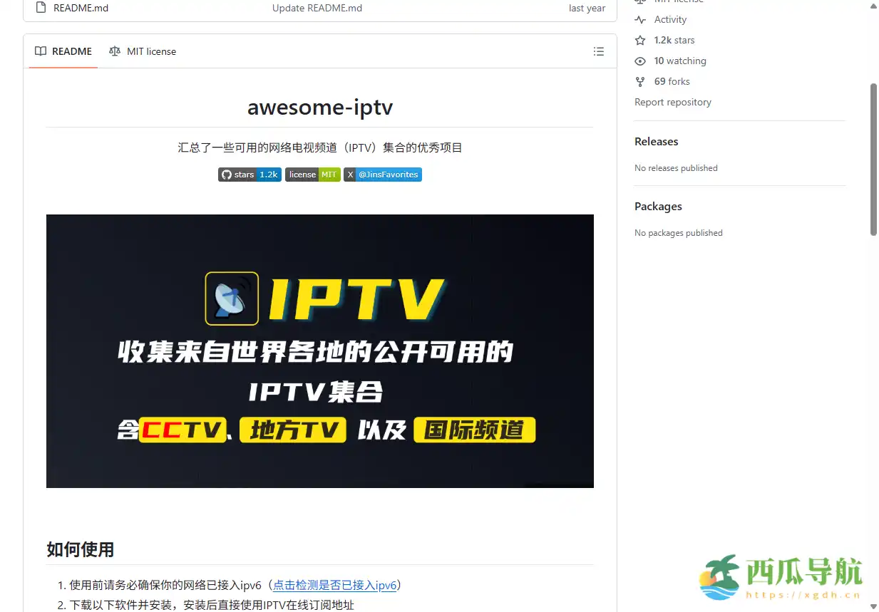 高清IPTV频道合集与使用指南：awesome iptv