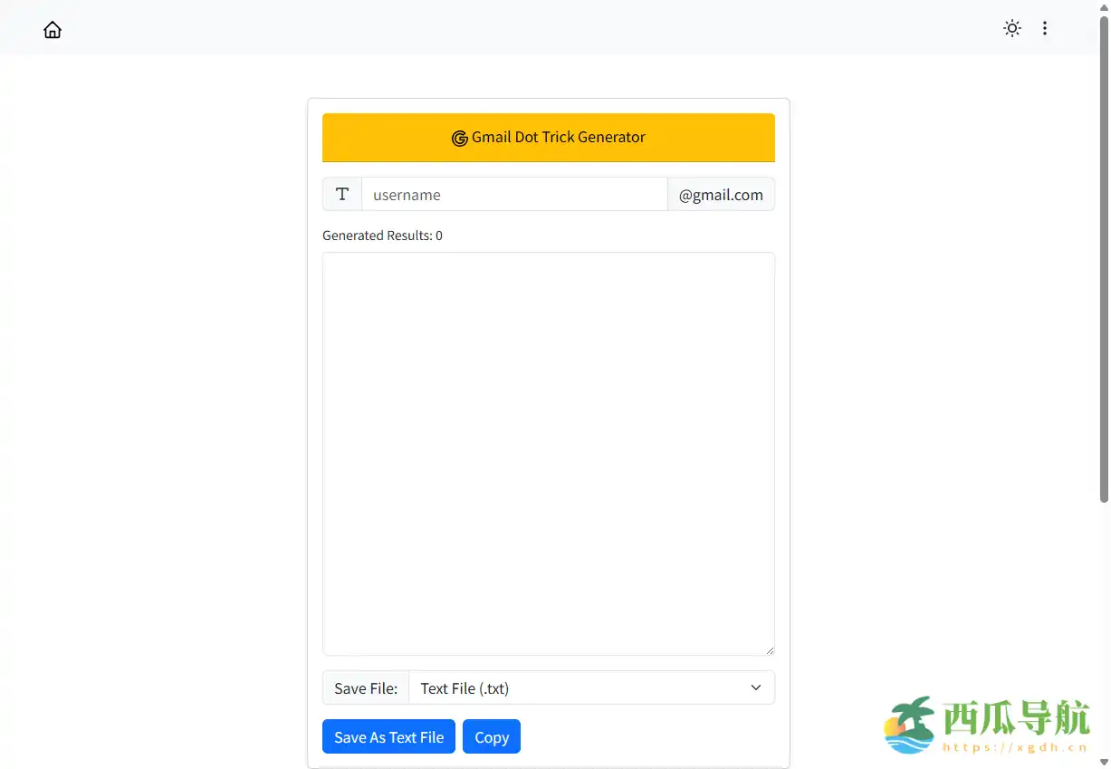 多场景快速生成可用邮箱变体工具：Free Gmail Dot Trick Generator
