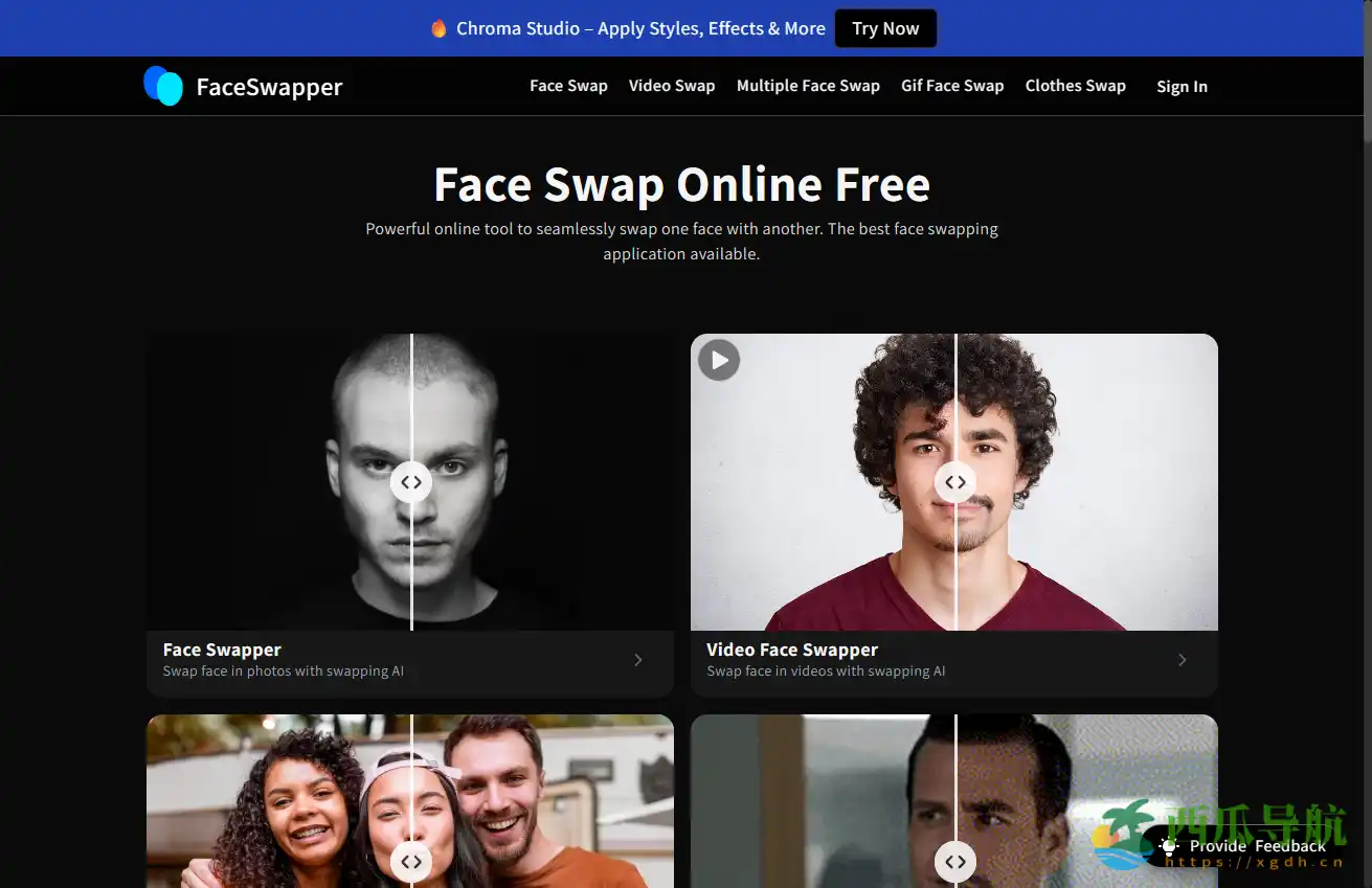 在线智能AI换脸工具：FaceSwapper AI轻松实现照片换脸