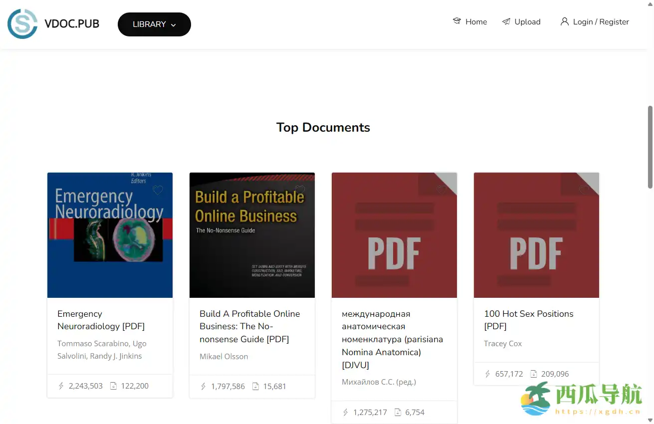 海量英文电子书免费下载平台：VDC PUB提供便捷PDF资源