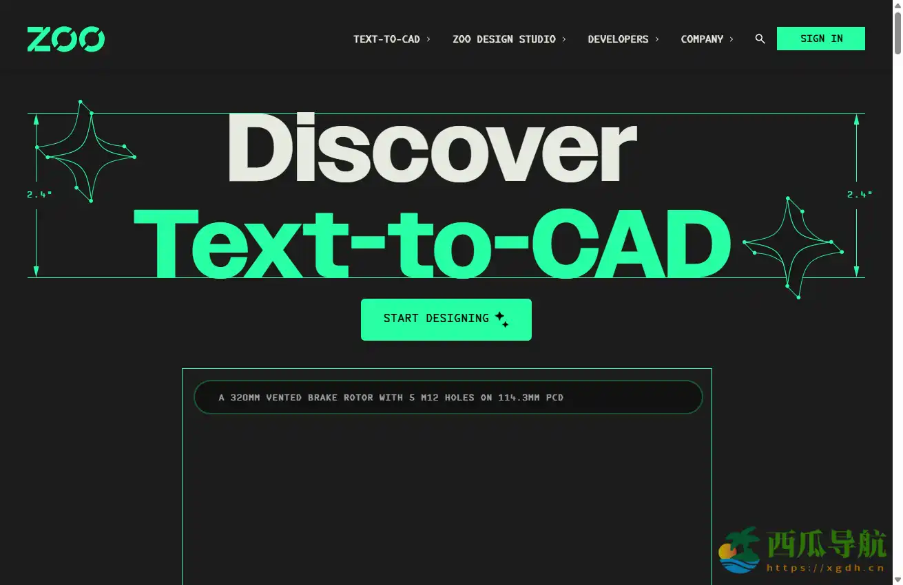 基于文本生成CAD模型的智能设计工具：TEXT TO CAD