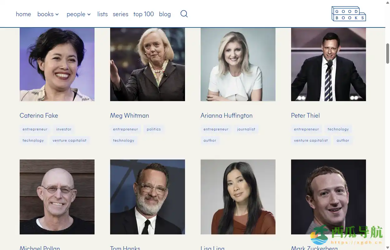 全球成功人士推荐书籍精选平台：Good Books
