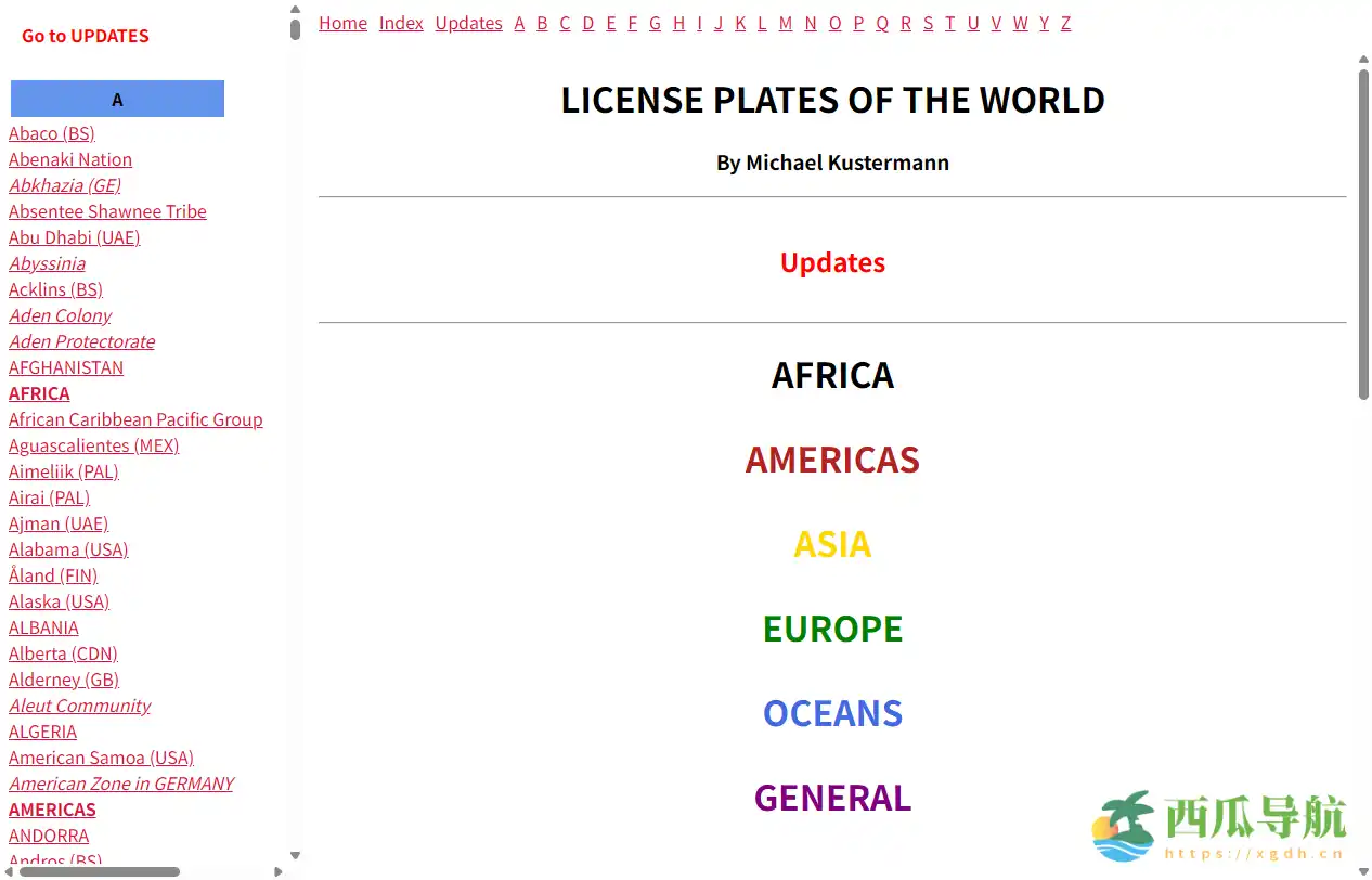 全球车牌照片样式展示平台：License Plates of the World