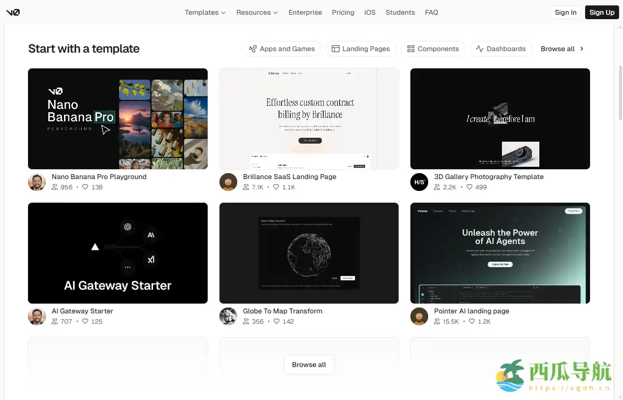 AI驱动的前端界面生成工具：v0 by Vercel