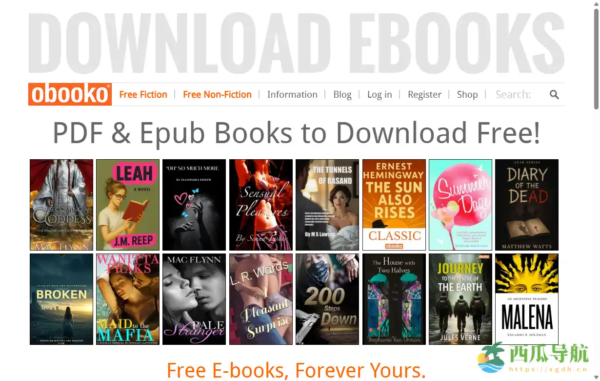 免费高质量英文电子书下载平台：Obooko助力阅读学习