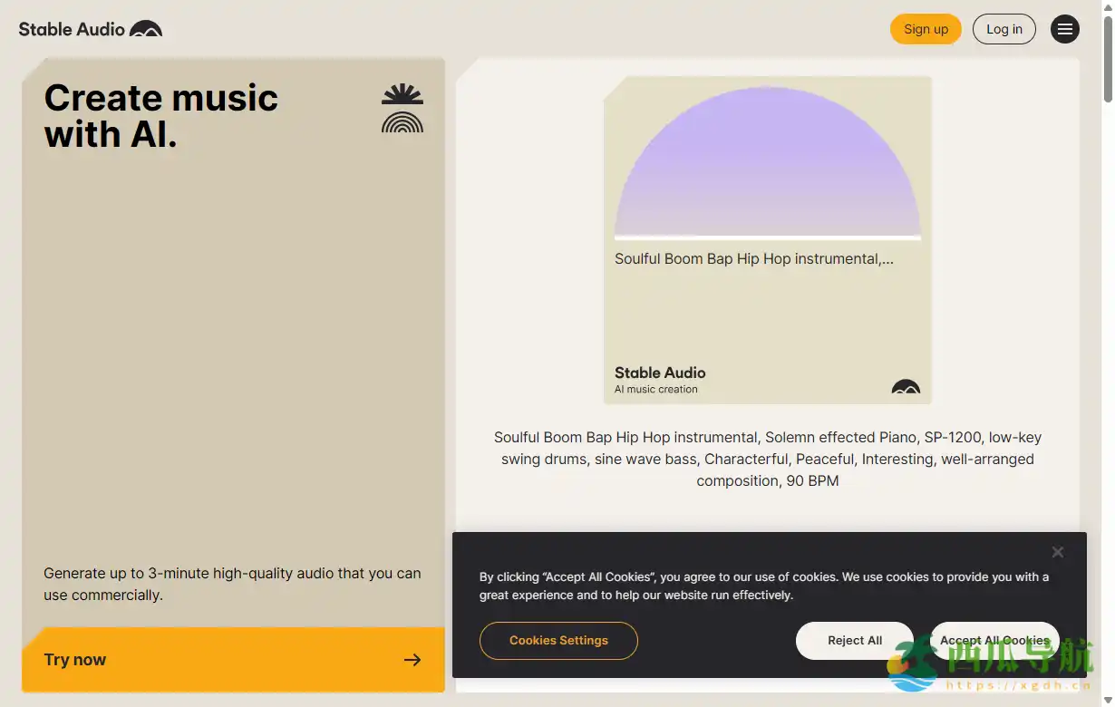 免费 AI 音乐与音效生成工具：Stable Audio