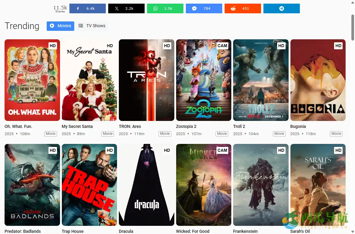 国外影视内容信息聚合与观看体验介绍平台：MyFlixer
