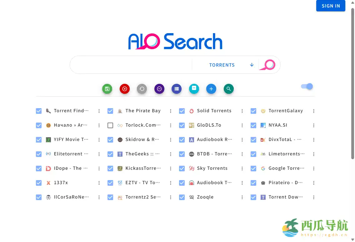 多站点聚合的在线搜索工具：AIO Search
