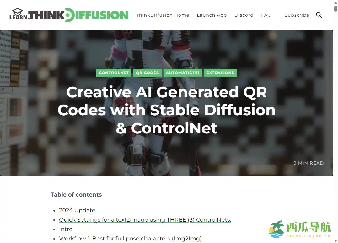 利用 Stable Diffusion 打造可识别艺术二维码的完整方法：AI 生成艺术 QR 码教程