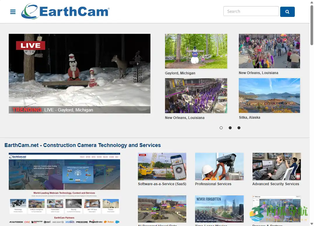 覆盖全球地标实况直播的在线摄像头平台：EarthCam