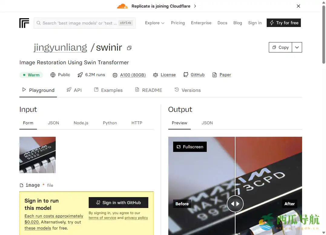 基于 Swin Transformer 的图像修复与放大方案：SwinIR