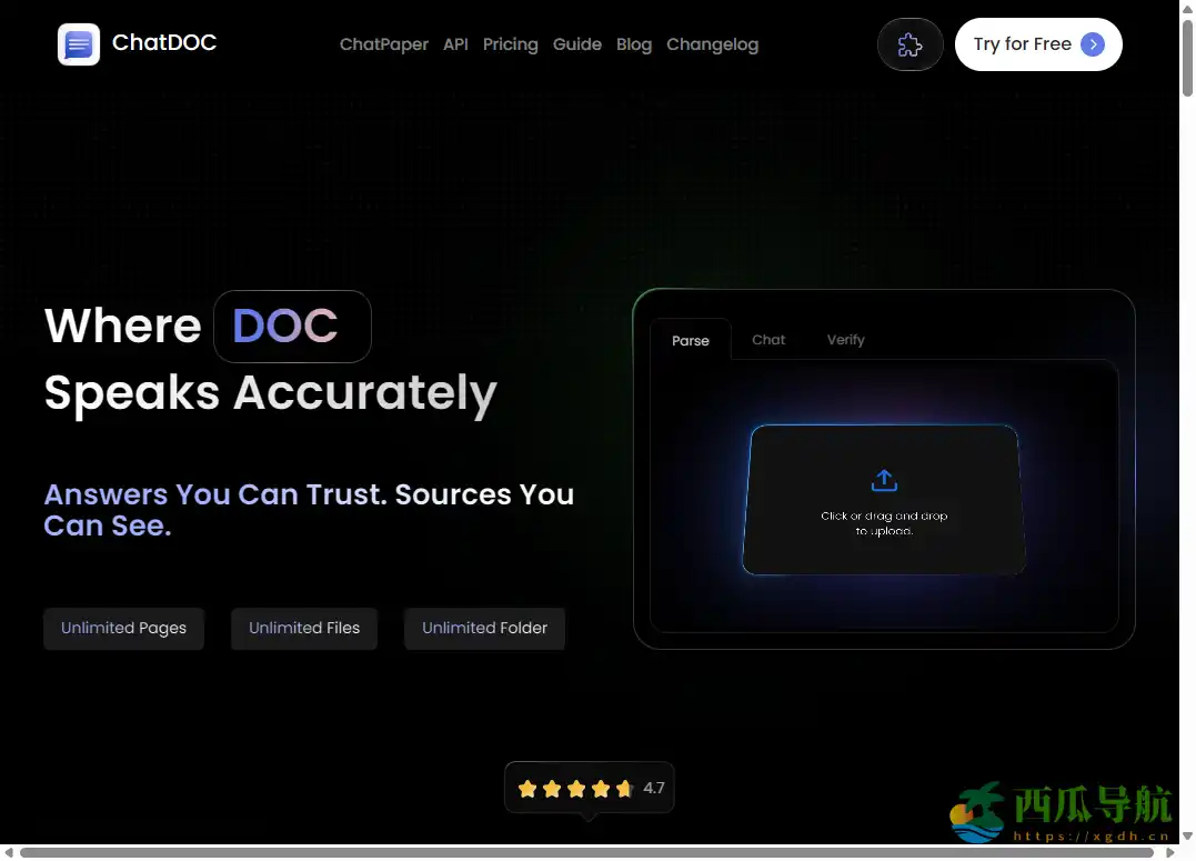 基于 ChatGPT 的智能文件阅读工具：ChatDOC
