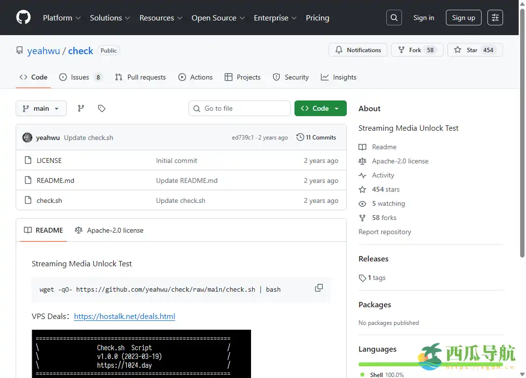 跨平台流媒体与服务可访问性检测工具：Streaming Media Unlock Test