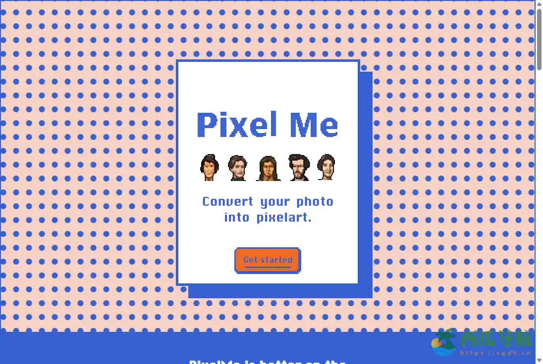 在线照片像素化生成工具：PixelMe