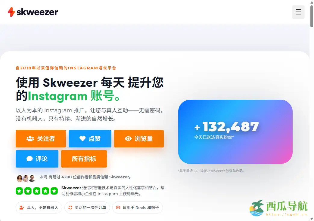 Instagram 粉丝与点赞辅助工具：Skweezer 提升社交互动体验