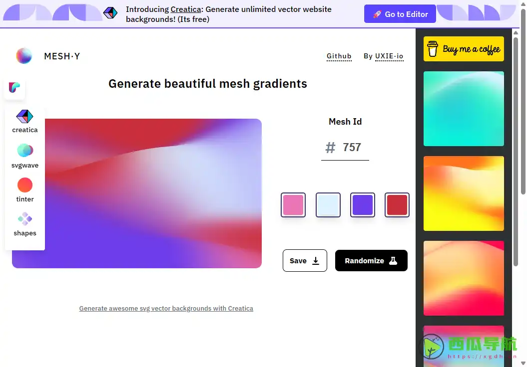 在线渐变色自定义与生成工具：MESH·Y 帮助设计师高效创作