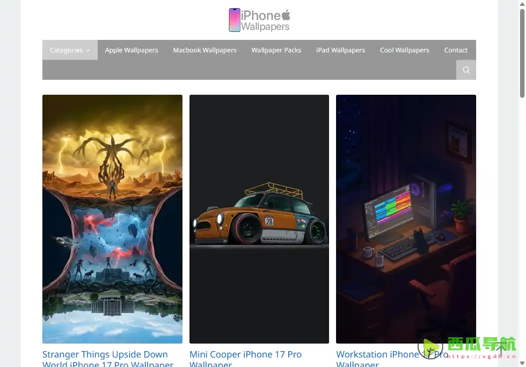 免费高质量 iPhone 壁纸下载平台：iPhones Wallpapers 提供多样壁纸选择