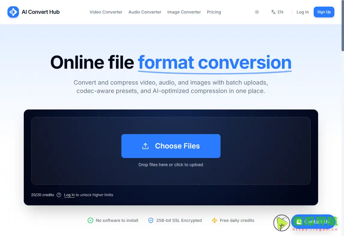 全能在线文件转换平台：AI转换中心 AI Convert Hub