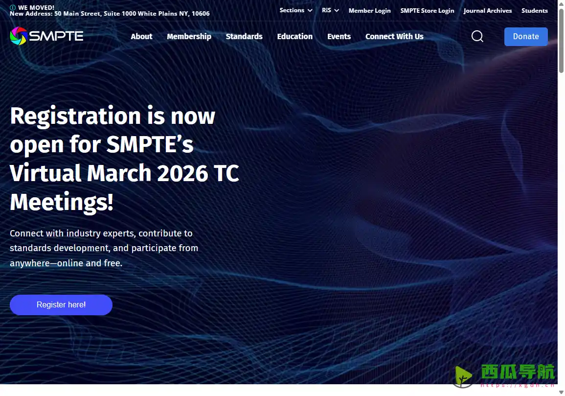 全球媒体技术专业社区：SMPTE | 媒体专业人士、技术人员和工程师的家园