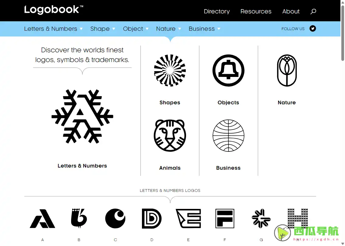 全球顶尖标志与商标展示平台：Logobook 标志设计精选