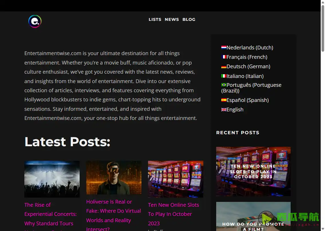 海量娱乐资讯与名人八卦平台：Entertainmentwise明星八卦与流行动态