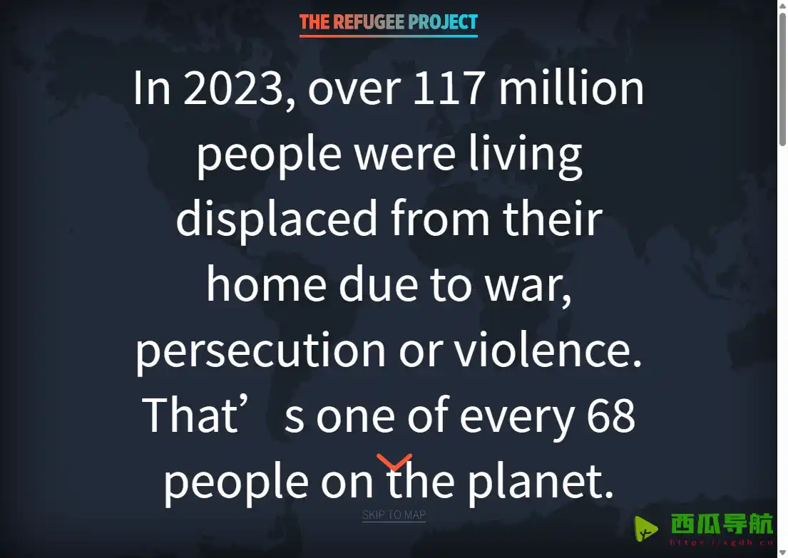全球难民数据可视化与人文记录平台：The Refugee Project