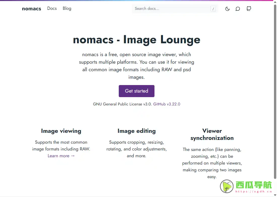 免费开源的多功能图像查看工具：Nomacs