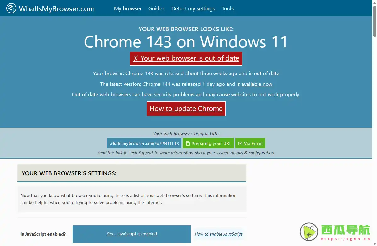 WhatIsMyBrowser快速获取浏览器信息与技术支持工具