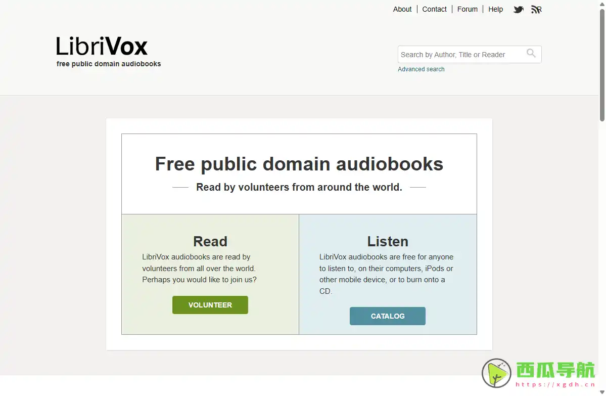 免费经典文学有声书分享社区：LibriVox 提供丰富听书体验