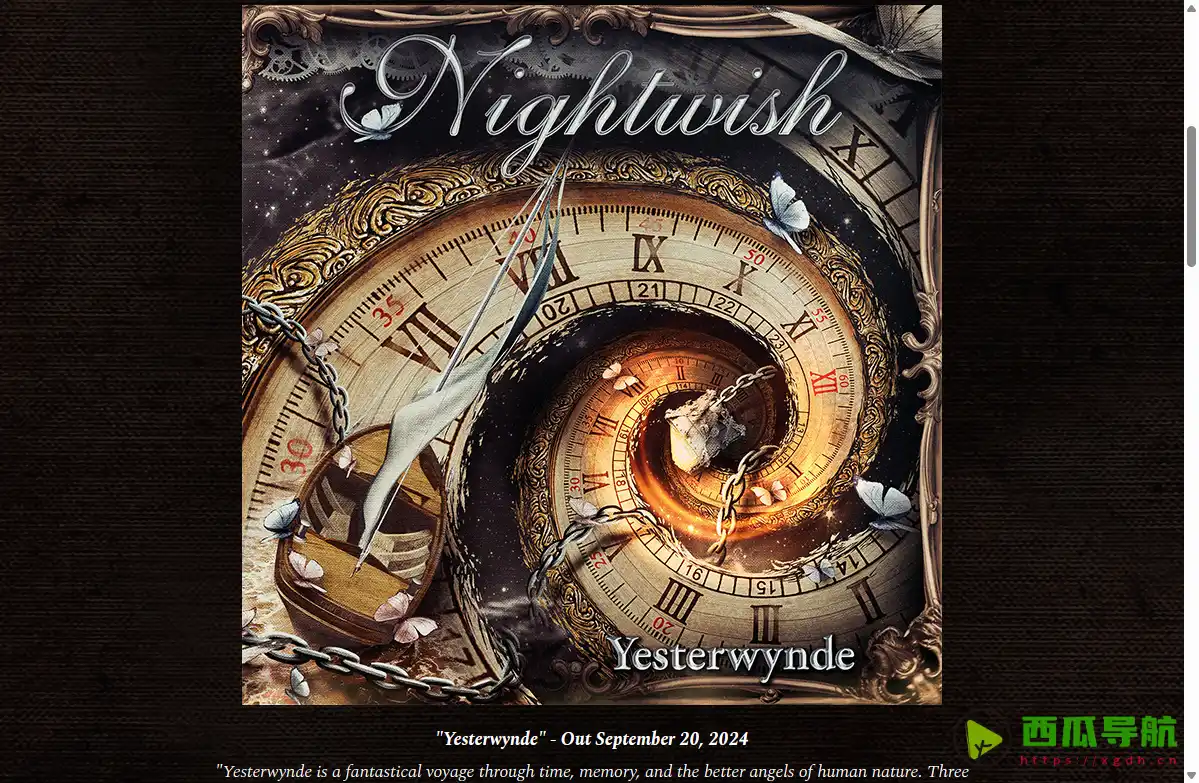 NightWish全球知名交响金属乐队官方平台